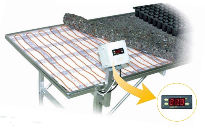 Nappe chauffante horticole